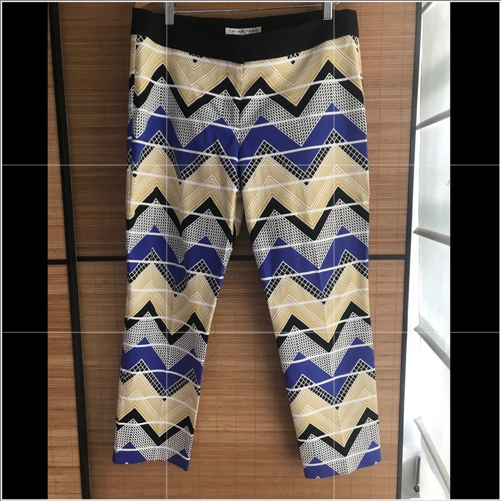 Trina Turk Pants Cotton & Elastane mix